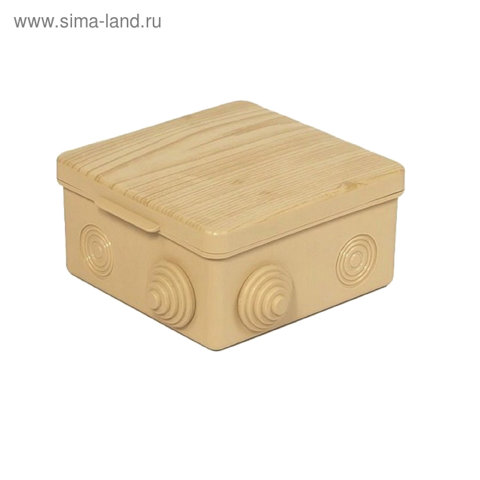 Коробка распределительная TUNDRA, 80х80х50 мм, IP54, для открыт. установки, цвет сосна
Коробка распределительная TUNDRA, 80х80х50 мм, IP54, для открыт. установки, цвет сосна