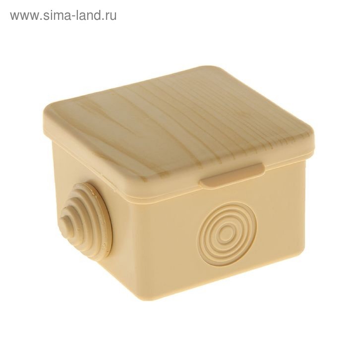 Коробка распределительная TUNDRA, 65х65х45 мм, IP54, открыт. установки, с мембр., цвет сосна 493834
Коробка распределительная TUNDRA, 65х65х45 мм, IP54, открыт. установки, с мембр., цвет сосна 493834