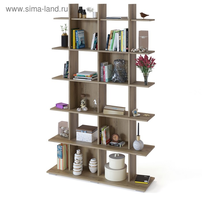 Стеллаж «СТ-6», 1200× 356× 1982 мм, цвет дуб делано
Стеллаж «СТ-6», 1200× 356× 1982 мм, цвет дуб делано