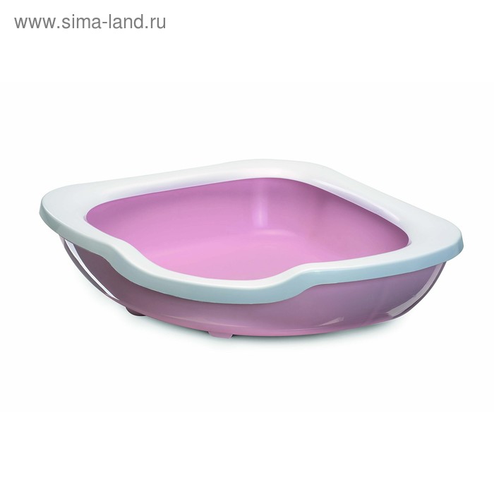 Туалет Imak Fred для кошек, с бортом, угловой, 51 х 51 х 15,5 см, пепельно-розовый 
Туалет Imak Fred для кошек, с бортом, угловой, 51 х 51 х 15,5 см, пепельно-розовый