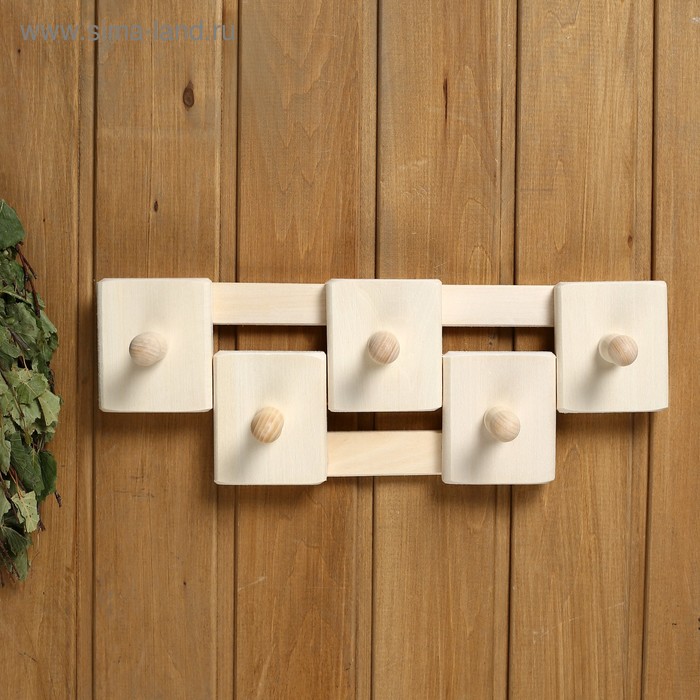 Вешалка деревянная, комбинированная, 5 креплений 36х12,5х7,5 см
Вешалка деревянная, комбинированная, 5 креплений 36х12,5х7,5 см