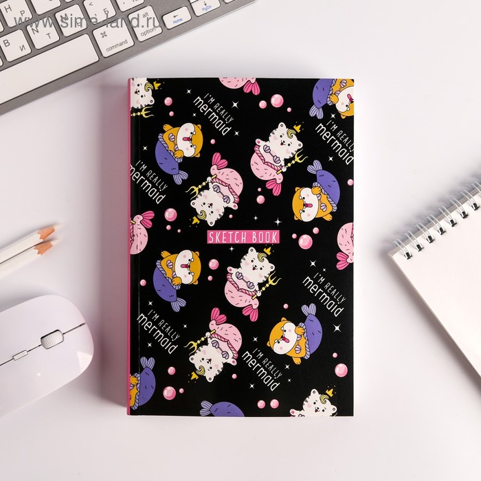 Скетчбук «Которусалка» А5 180 л, 100 г/м
Скетчбук «Которусалка» А5 180 л, 100 г/м