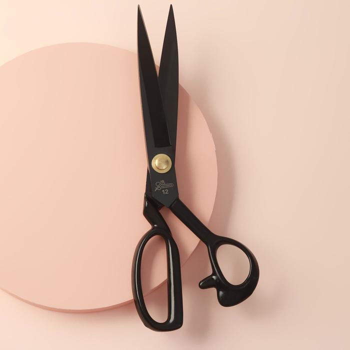 Ножницы портновские, 12'', 30 см, цвет чёрный
Ножницы портновские, 12'', 30 см, цвет чёрный