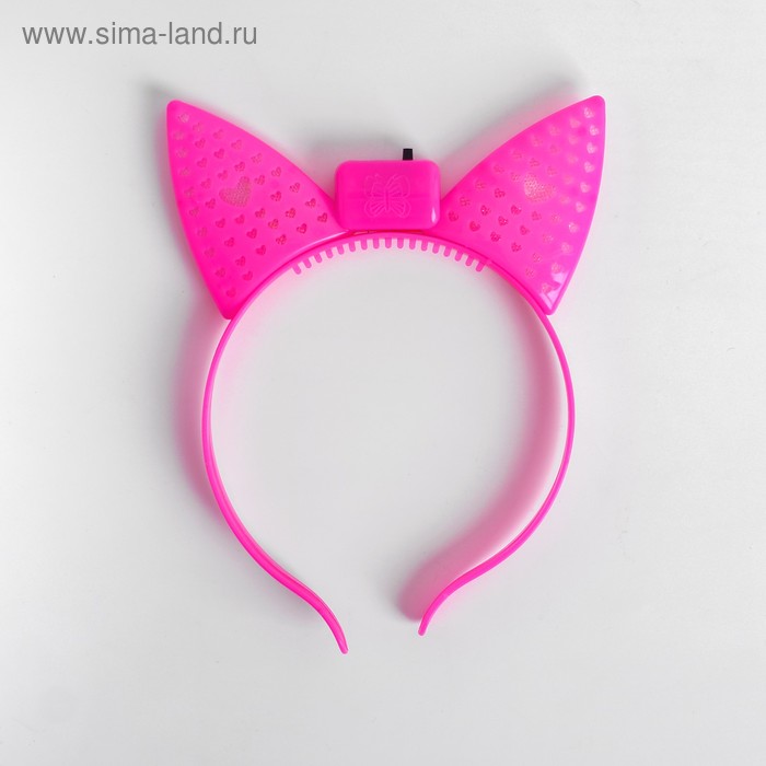 Карнавальный ободок «Ушки», световой, цвета МИКС
Карнавальный ободок «Ушки», световой, цвета МИКС