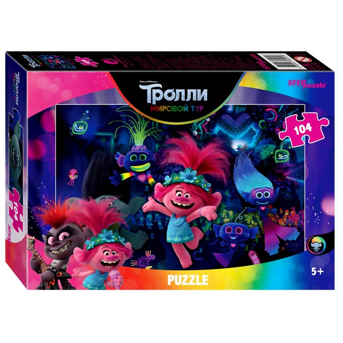 Пазл Trolls-2, 104 элемента
Пазл Trolls-2, 104 элемента