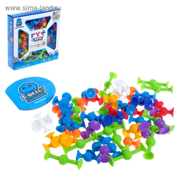 Конструктор «Забавные Присоски», 50 деталей
Конструктор «Забавные Присоски», 50 деталей