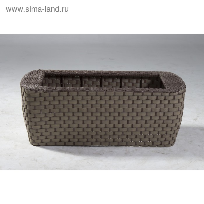 Кашпо, 114 × 50 × 41 см, цвет шоколад 
Кашпо, 114 × 50 × 41 см, цвет шоколад