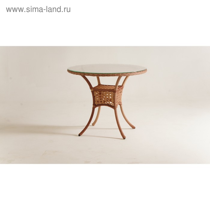 Стол обеденный DEKO круглый, d-90 см, цвет капучино
Стол обеденный DEKO круглый, d-90 см, цвет капучино