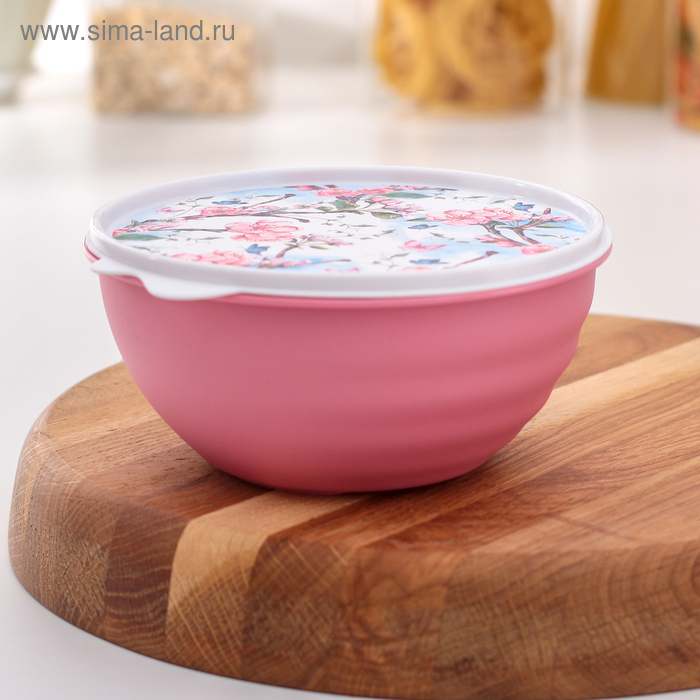 Миска с крышкой и декором Wave 0,85 л, цвет МИКС
Миска с крышкой и декором Wave 0,85 л, цвет МИКС