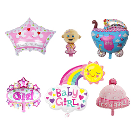 Шар фольгированный «С рождением малышки», фигура, набор 6 шт., МИКС
Шар фольгированный «С рождением малышки», фигура, набор 6 шт., МИКС