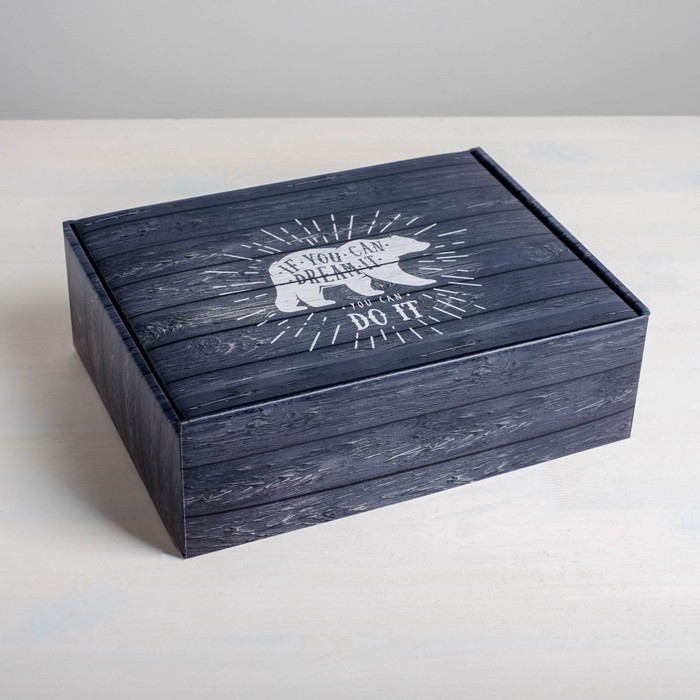 фото Складная коробка «ящик», 27 × 21 × 9 см дарите счастье
