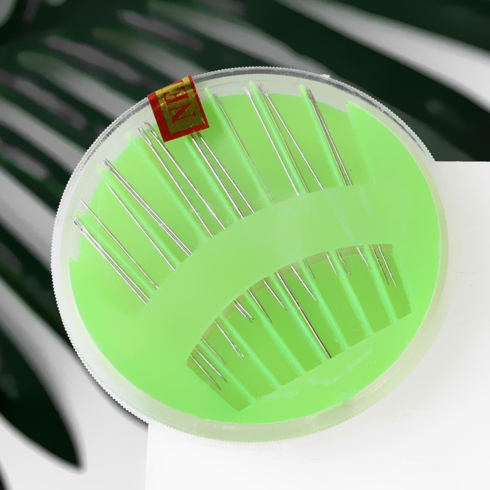 Иглы швейные в пластиковой коробочке, 16 шт, цвет МИКС
Иглы швейные в пластиковой коробочке, 16 шт, цвет МИКС