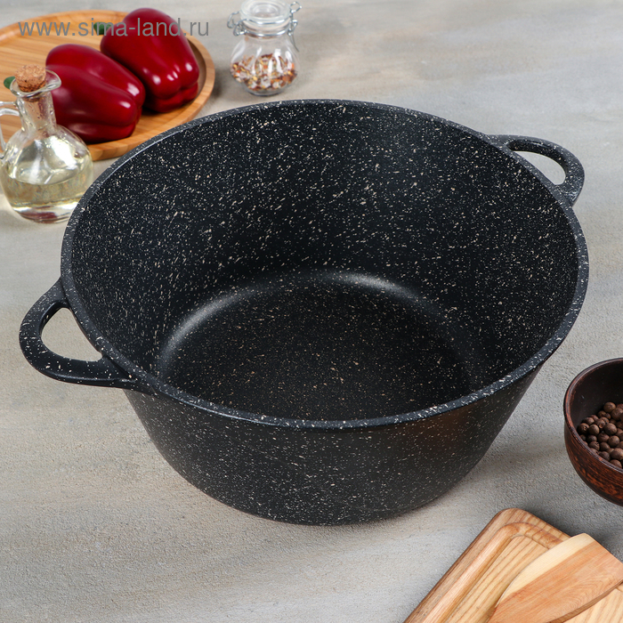 Кастрюля «Гранит», 7 л, антипригарное покрытие
Кастрюля «Гранит», 7 л, антипригарное покрытие