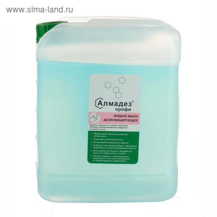 Жидкое мыло дезинфецирующее Алмадез-профи, 5л.
Жидкое мыло дезинфецирующее Алмадез-профи, 5л.