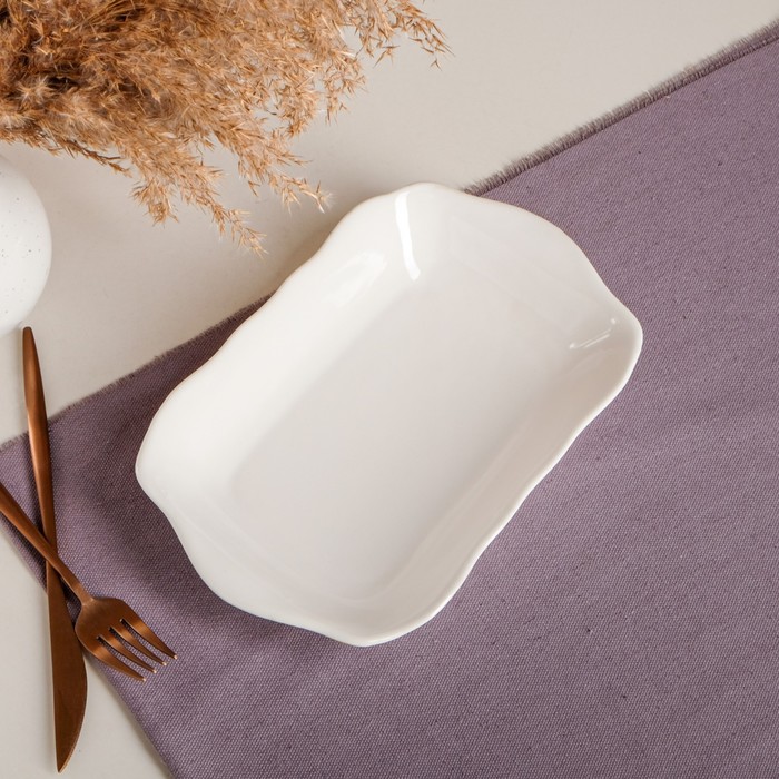 Форма для запекания "Рельеф", белое, 16х26х4 см, 700 мл
Форма для запекания "Рельеф", белое, 16х26х4 см, 700 мл