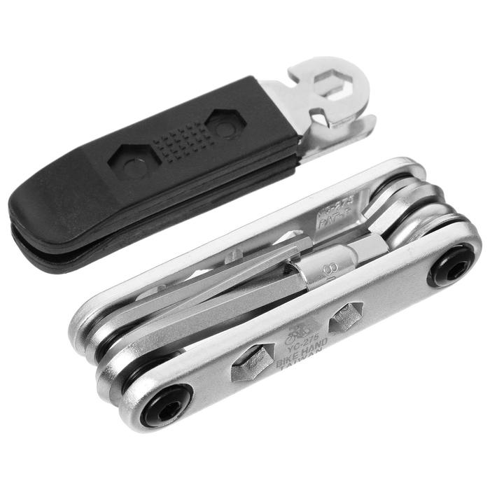 Набор шестигранников 16 в 1 BikeHand YC-275, 2/2,5/3/4/5/6 мм + Т25
Набор шестигранников 16 в 1 BikeHand YC-275, 2/2,5/3/4/5/6 мм + Т25