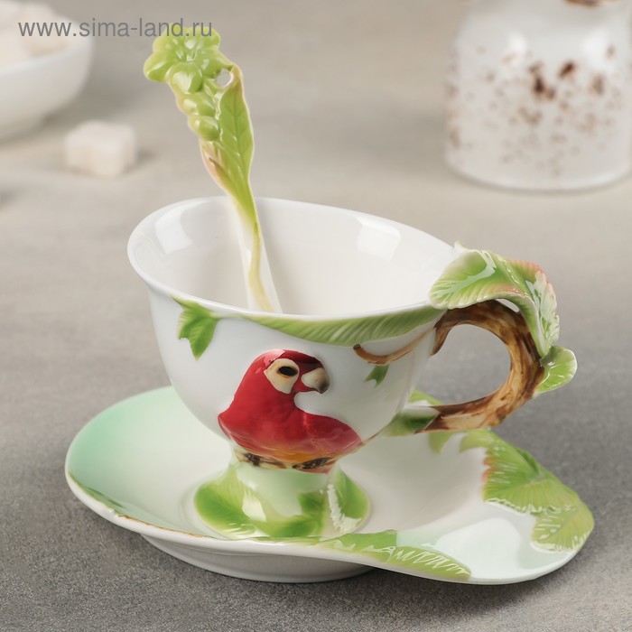 Чайная пара «Ботаника. Ара», чашка 200 мл, блюдце 15,5 см, ложка
Чайная пара «Ботаника. Ара», чашка 200 мл, блюдце 15,5 см, ложка