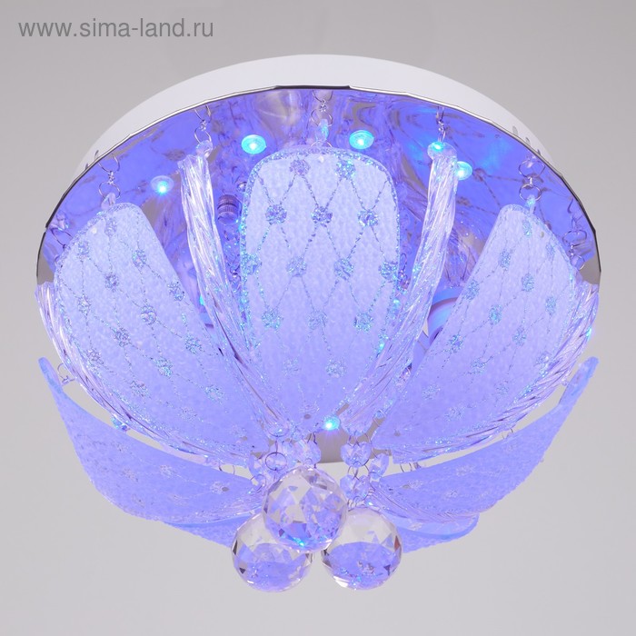 Люстра с ПДУ "Агата" 3х40Вт E27+RGB хром 30х30х24 см.
Люстра с ПДУ "Агата" 3х40Вт E27+RGB хром 30х30х24 см.