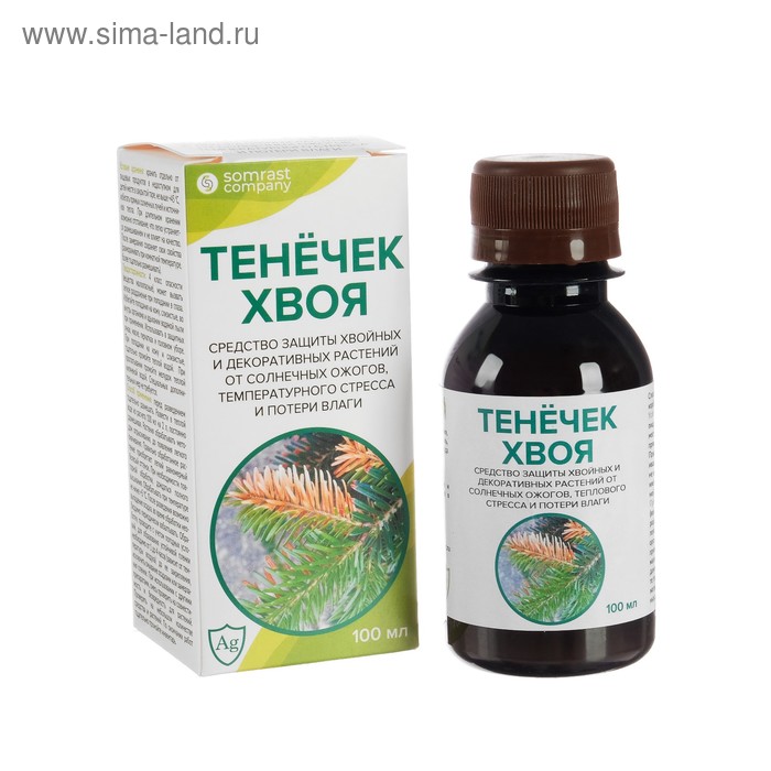 Средство для защиты растений "Тенечек" Хвоя 100 мл.
Средство для защиты растений "Тенечек" Хвоя 100 мл.