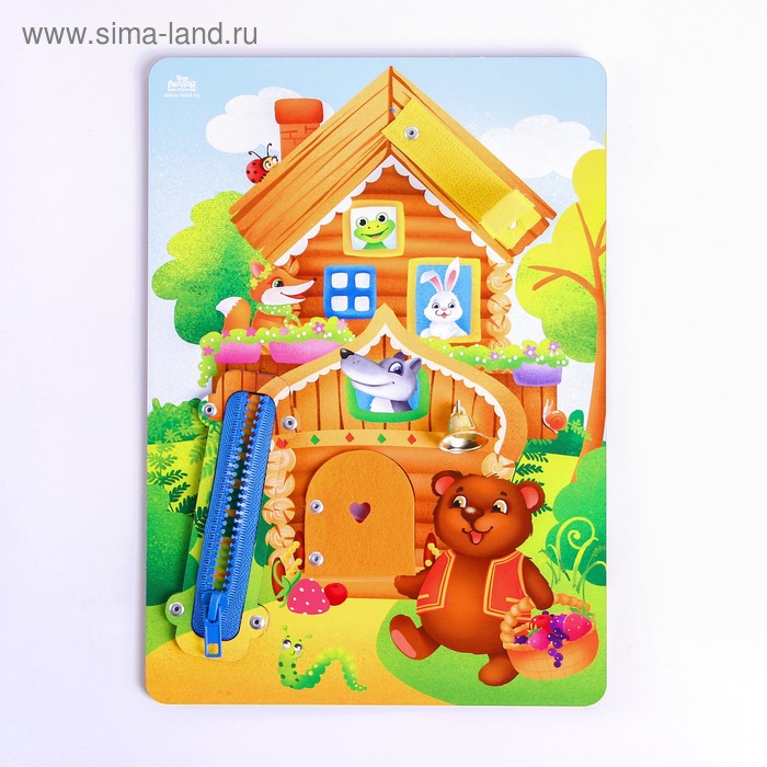 Бизиборд по мотивам русской народной сказки «Теремок»
Бизиборд по мотивам русской народной сказки «Теремок»