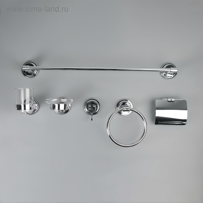 Набор для ванной комнаты на присосках, 6 предметов
Набор для ванной комнаты на присосках, 6 предметов