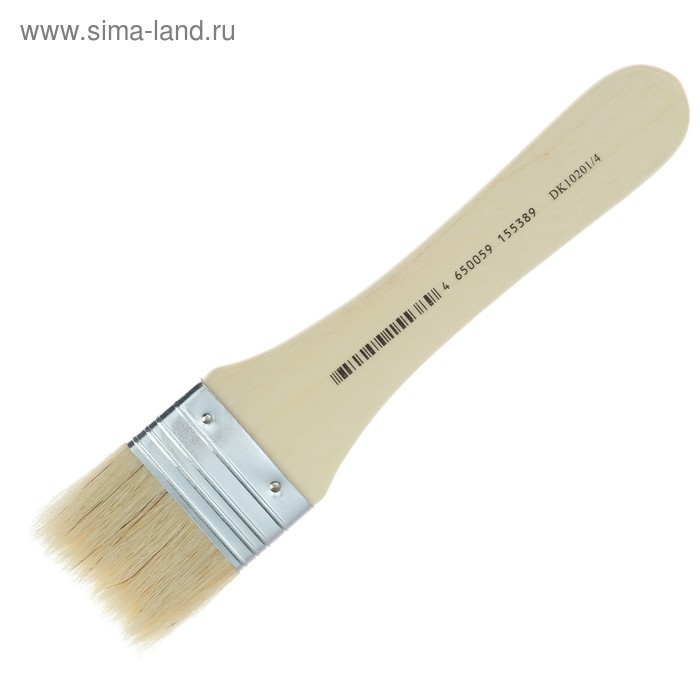 Кисть "Сонет" № 4, щетина, флейцевая, b=56 мм, короткая ручка, покрытая лаком
Кисть "Сонет" № 4, щетина, флейцевая, b=56 мм, короткая ручка, покрытая лаком