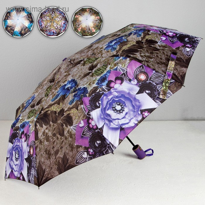 Зонт полуавтоматический, 3 сложения, 10 спиц, R = 48, цвет МИКС
Зонт полуавтоматический, 3 сложения, 10 спиц, R = 48, цвет МИКС