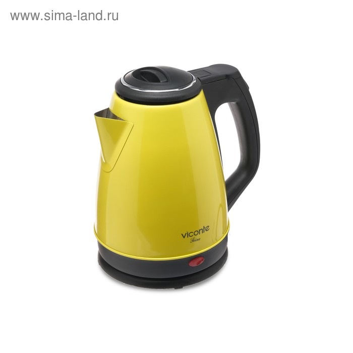 Чайник электрический Viconte VC-3281, металл, 1.8 л, 2200 Вт, жёлтый
Чайник электрический Viconte VC-3281, металл, 1.8 л, 2200 Вт, жёлтый
