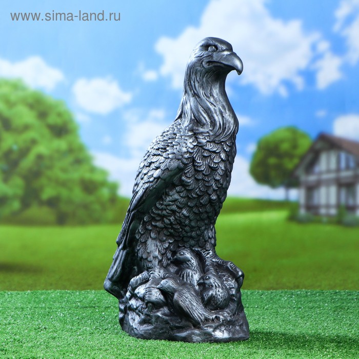 Садовая фигура "Орёл в гнезде", металлик, керамика, 50 см
Садовая фигура "Орёл в гнезде", металлик, керамика, 50 см