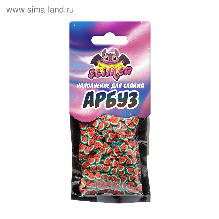 Наполнение для слайма «Арбуз» ТМ «Slimer»
Наполнение для слайма «Арбуз» ТМ «Slimer»