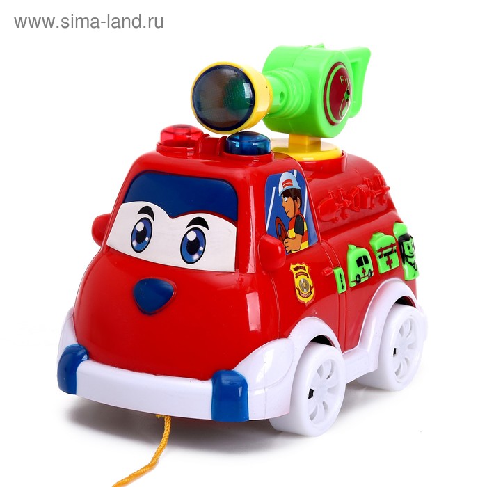 Каталка на верёвочке «Пожарная машина»
Каталка на верёвочке «Пожарная машина»