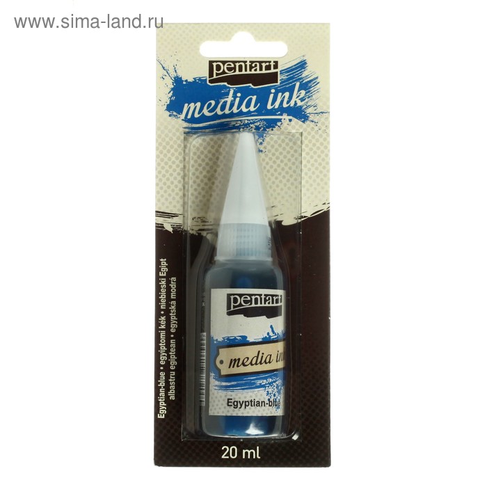 Красящие чернила 20 мл, Pentart, спиртовая основа, египетская синь
Красящие чернила 20 мл, Pentart, спиртовая основа, египетская синь