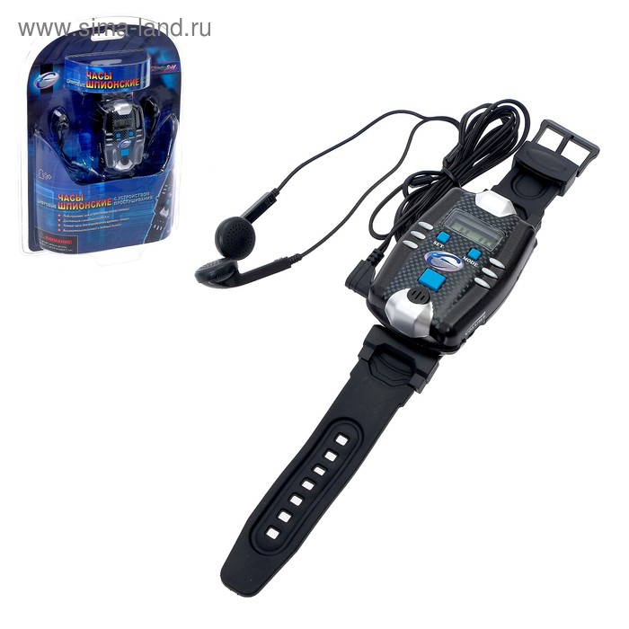 фото Цифровые шпионские часы «агент фокс», с устройством прослушивания