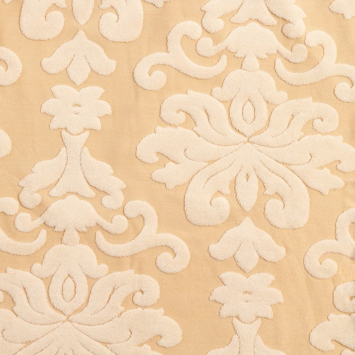 фото Чехол на стул трикотаж жаккард, цвет бежевый, 100% полиэстер marianna