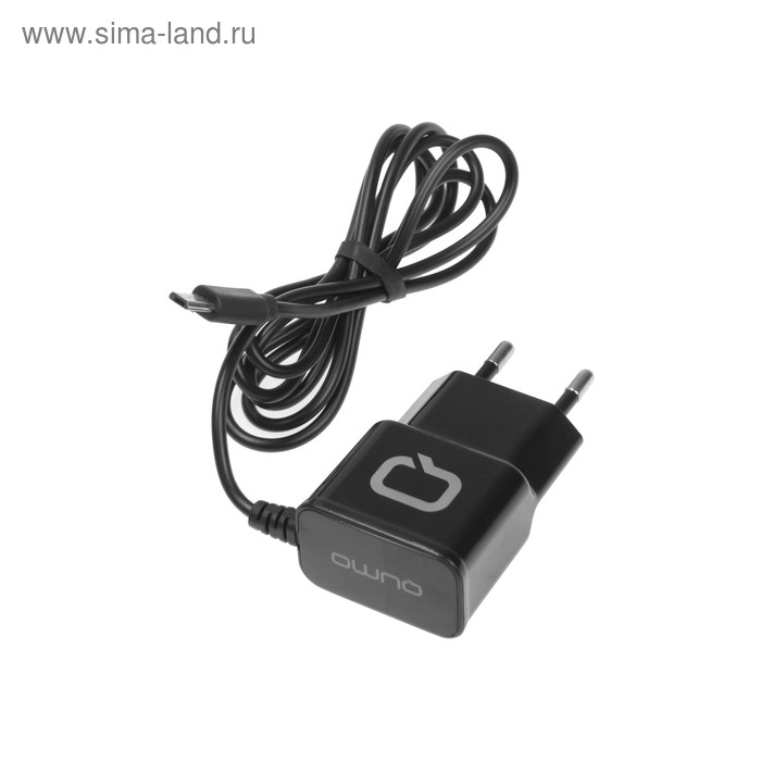 Сетевое зарядное устройство Qumo Energy, microUSB, 2.1 A, 1 м, черное
Сетевое зарядное устройство Qumo Energy, microUSB, 2.1 A, 1 м, черное