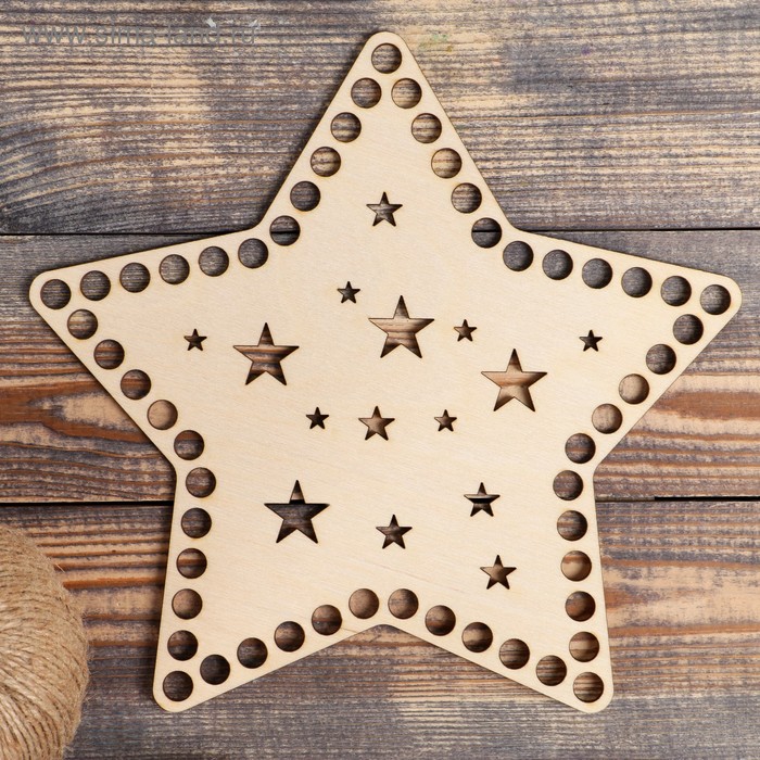 Заготовка для вязания "Звездное небо", донышко фанера 3 мм, 25 см, d=10мм
Заготовка для вязания "Звездное небо", донышко фанера 3 мм, 25 см, d=10мм