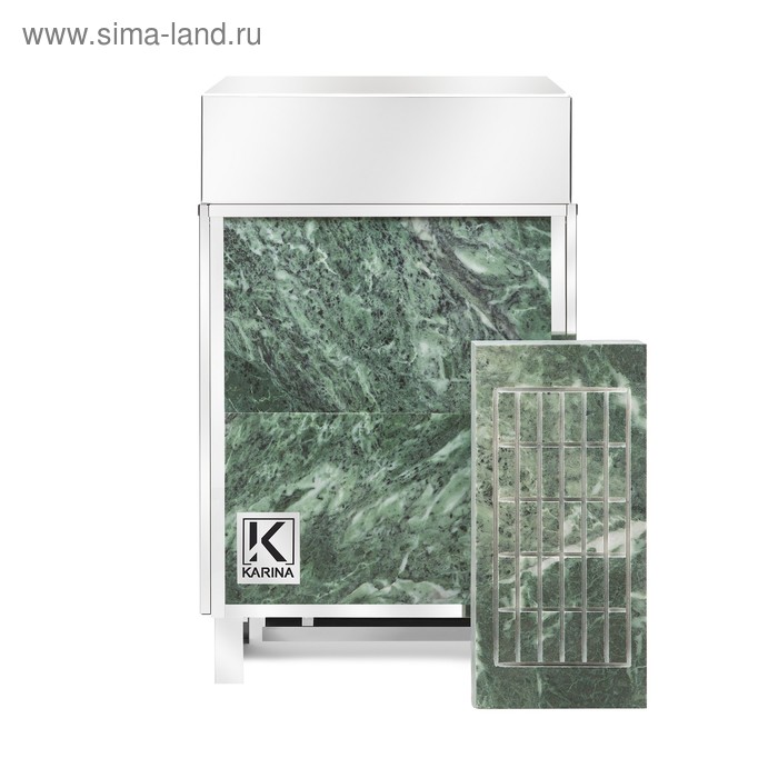 фото Электрическая печь karina elite 3, нержавеющая сталь, камень змеевик