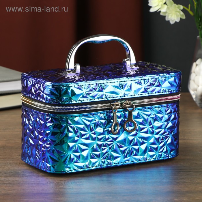 Шкатулка кожзам с зеркалом "Битое стекло, синий" 10,5х10,5х19 см
Шкатулка кожзам с зеркалом "Битое стекло, синий" 10,5х10,5х19 см