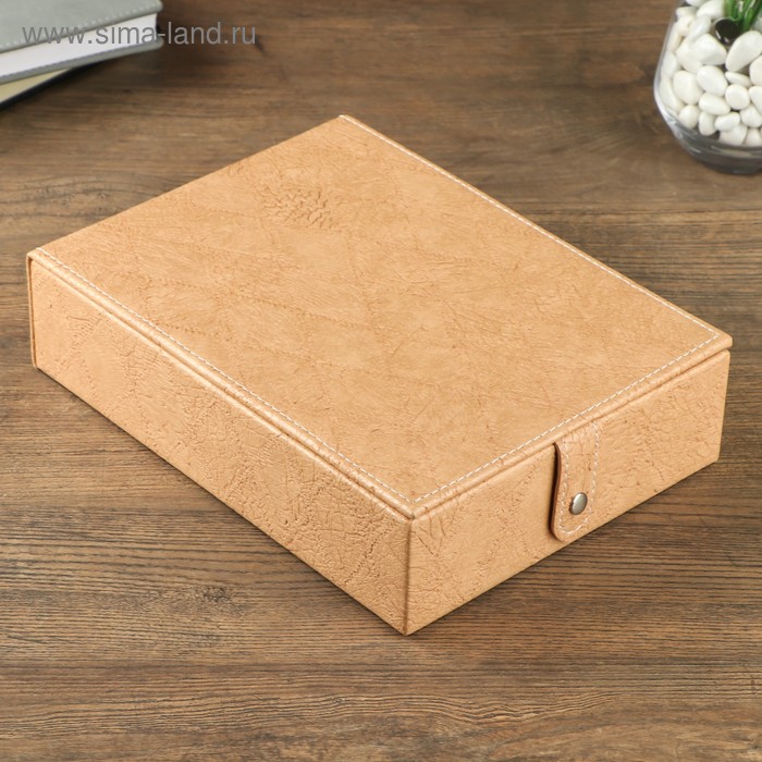 Шкатулка кожзам для украшений "Ромбики - кракелюр" кофе с молоком 6х18х24 см
Шкатулка кожзам для украшений "Ромбики - кракелюр" кофе с молоком 6х18х24 см