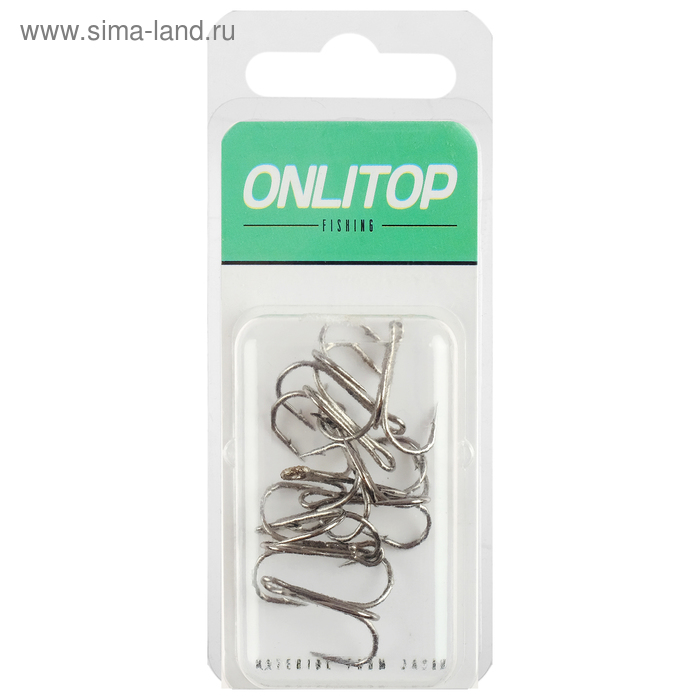 Крючок тройной Treble размер 6, набор 10 шт.
Крючок тройной Treble размер 6, набор 10 шт.