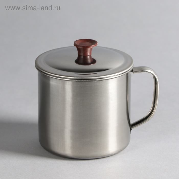 Кружка, 500 мл, d=10 см, с крышкой
Кружка, 500 мл, d=10 см, с крышкой