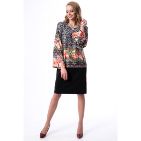 Платье женское, размер 46, цвет чёрный, серый
Платье женское, размер 46, цвет чёрный, серый
