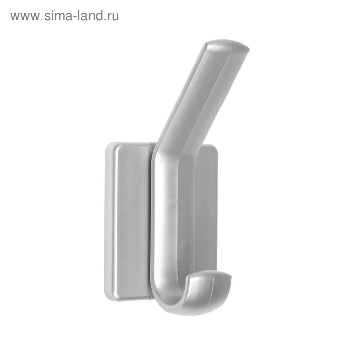 фото Крючок пластмассовый, матовый хром