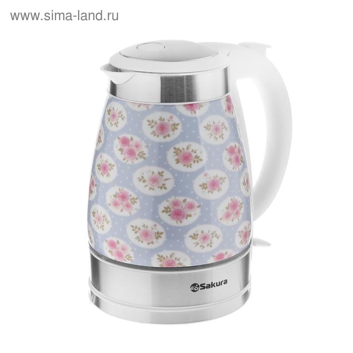 Чайник электрический Sakura SA-2017R, керамика, 1.7 л, 2000 Вт, рисунок "розы"
Чайник электрический Sakura SA-2017R, керамика, 1.7 л, 2000 Вт, рисунок "розы"
