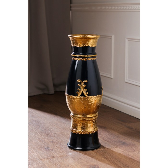 Ваза керамическая "Осень", напольная, новая, чёрная, гранит, 65 см, авторская работа
Ваза керамическая "Осень", напольная, новая, чёрная, гранит, 65 см, авторская работа