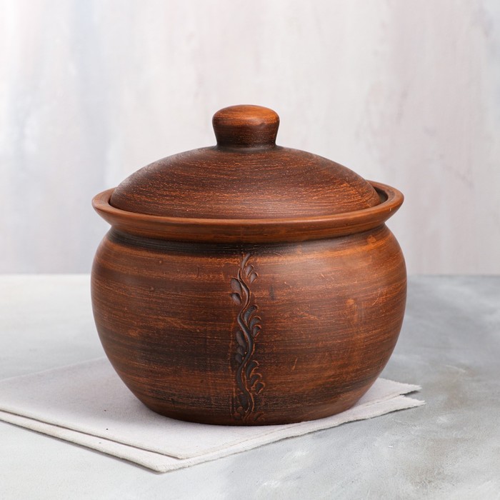 Горшок духовой "Тыква", гладкий, без ручек, красная глина, 3.5 л
Горшок духовой "Тыква", гладкий, без ручек, красная глина, 3.5 л