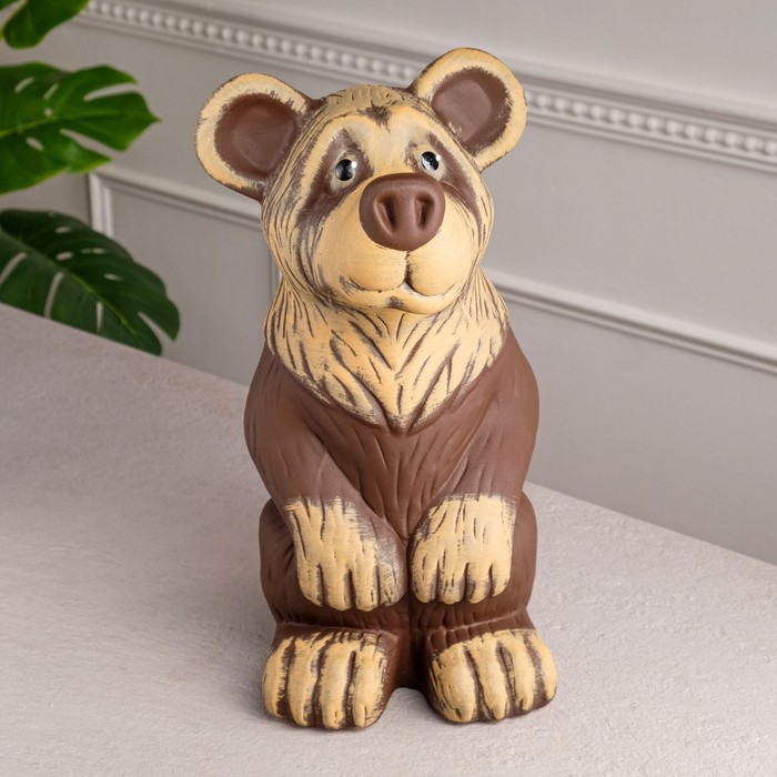 Копилка "Медведь", акрил, коричневый цвет, 38 см
Копилка "Медведь", акрил, коричневый цвет, 38 см