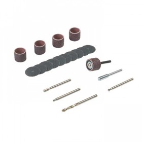 Набор для работ по дереву Dremel 2615C681JA, резцы, шлифовальные круги и ленты, сверло
Набор для работ по дереву Dremel 2615C681JA, резцы, шлифовальные круги и ленты, сверло