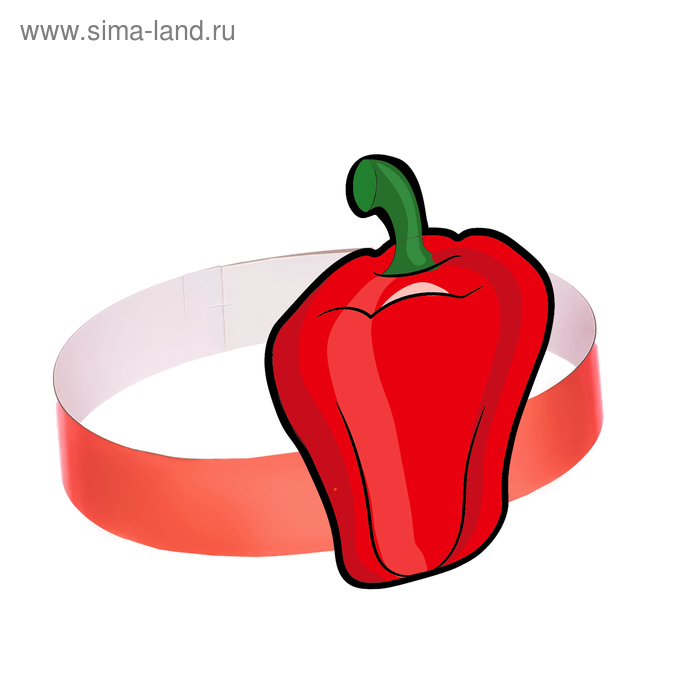 Маска-ободок «Перец», картон
Маска-ободок «Перец», картон