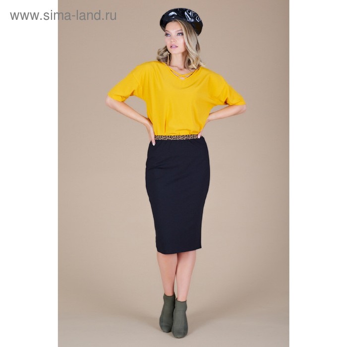 Юбка женская, размер 44, цвет чёрный
Юбка женская, размер 44, цвет чёрный